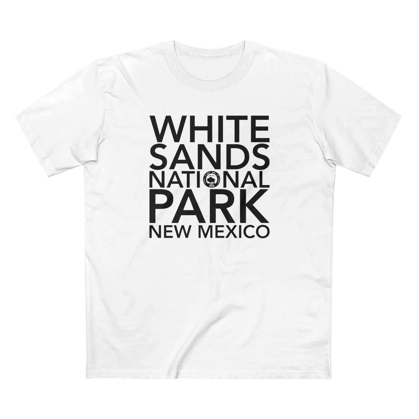 White Sands National Park T-Shirt Block Text