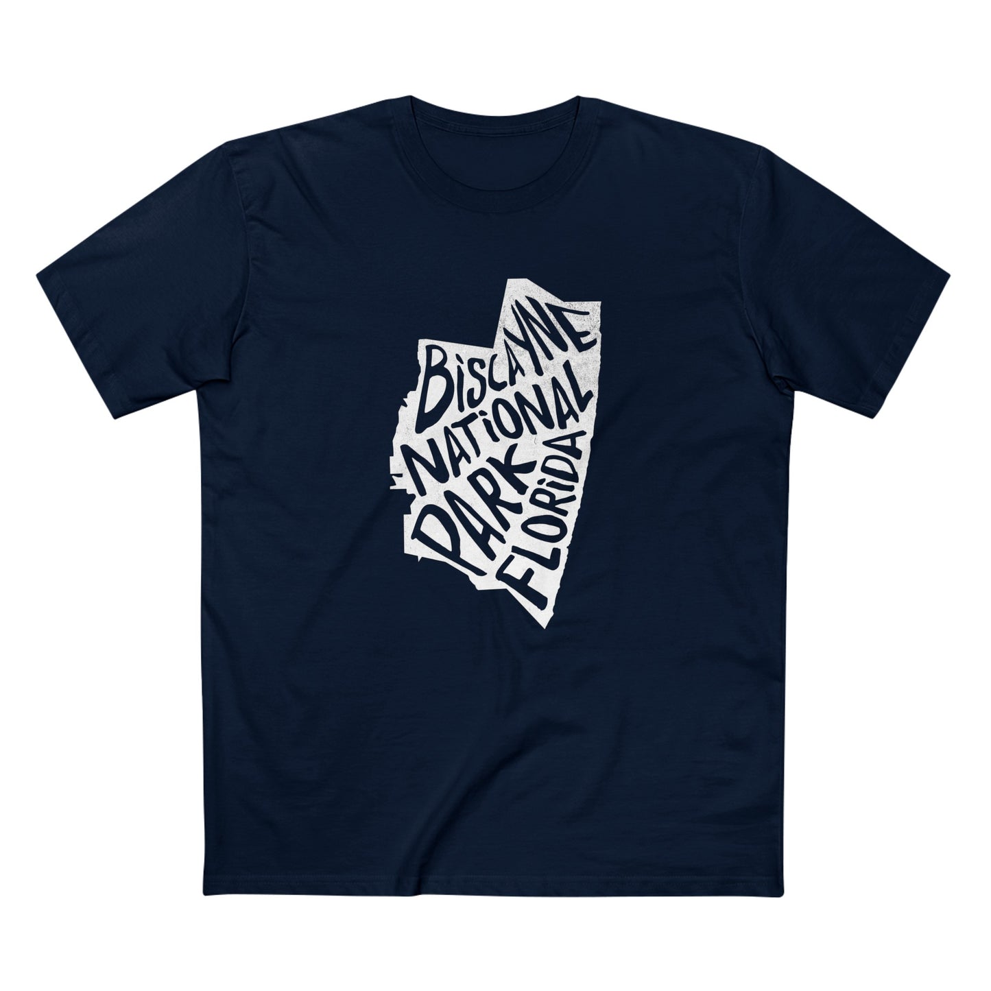 Biscayne National Park T-Shirt - Map