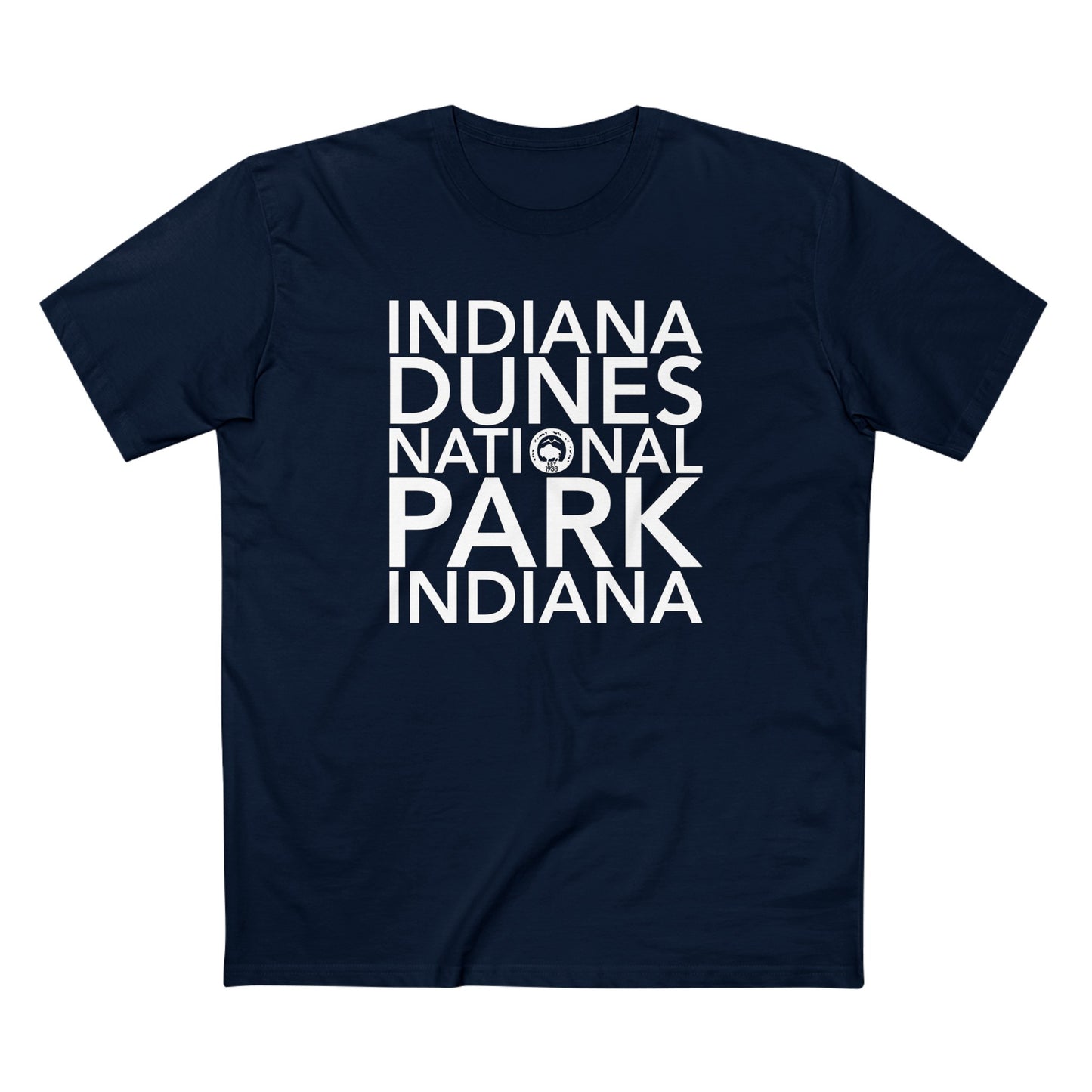 Indiana Dunes National Park T-Shirt Block Text