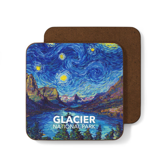 Glacier National Park Coaster - The Starry Night