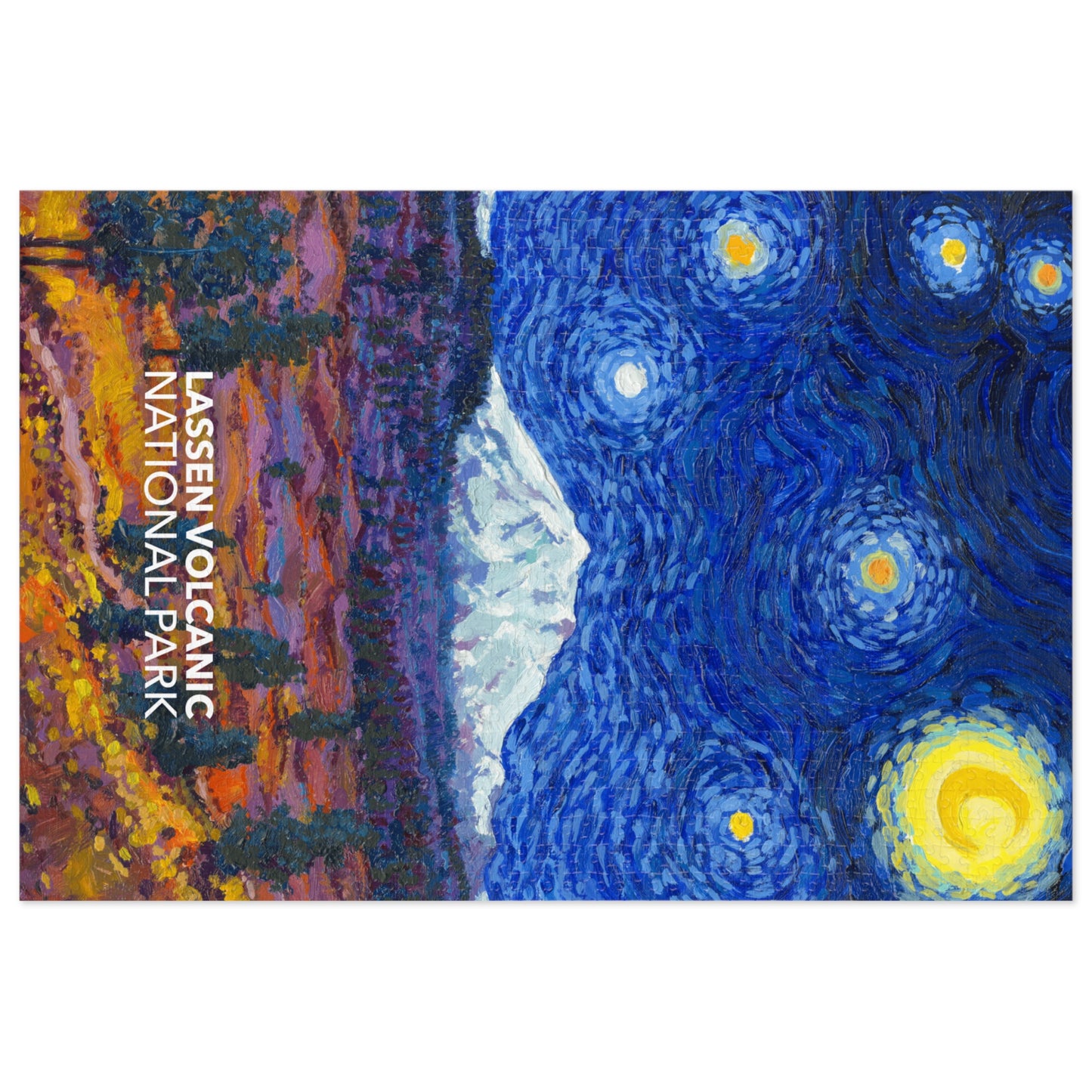 Lassen Volcanic National Park Jigsaw Puzzle - Starry Night