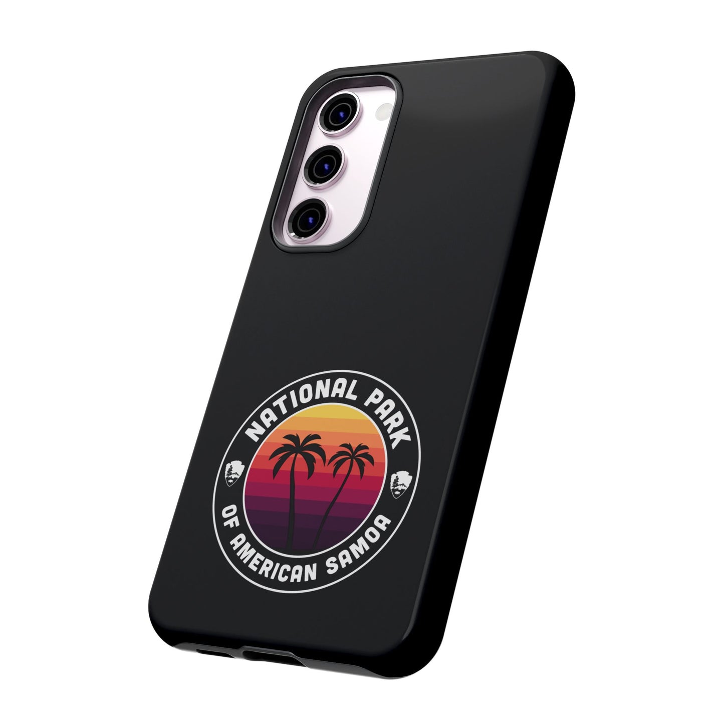 National Park of American Samoa Phone Case - Round Emblem Design