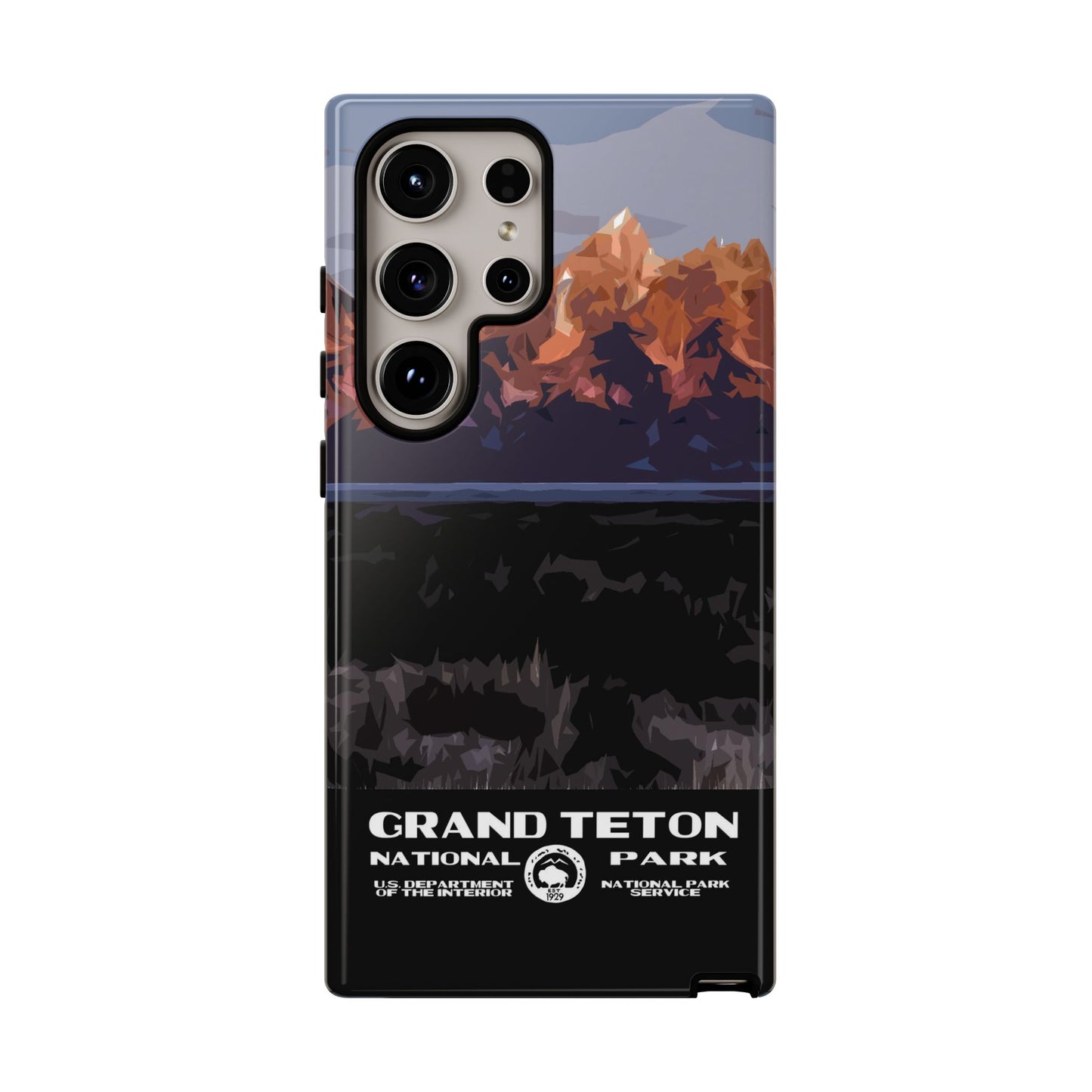 Grand Teton National Park Phone Case - WPA Style