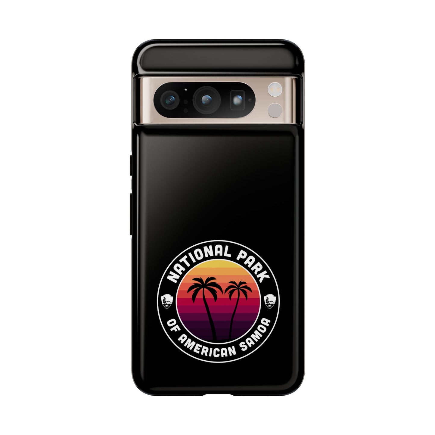 National Park of American Samoa Phone Case - Round Emblem Design