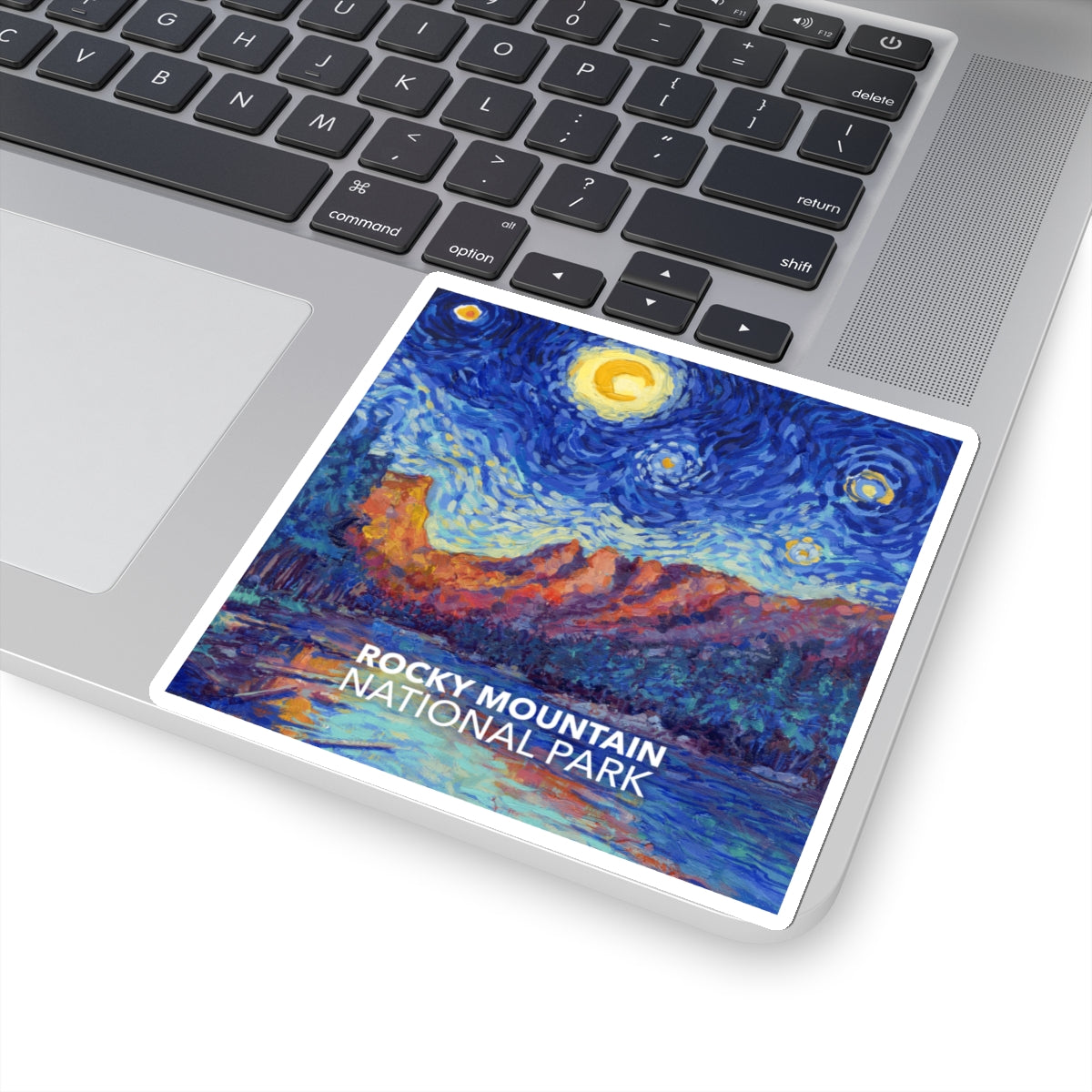 Rocky Mountain National Park Sticker - The Starry Night