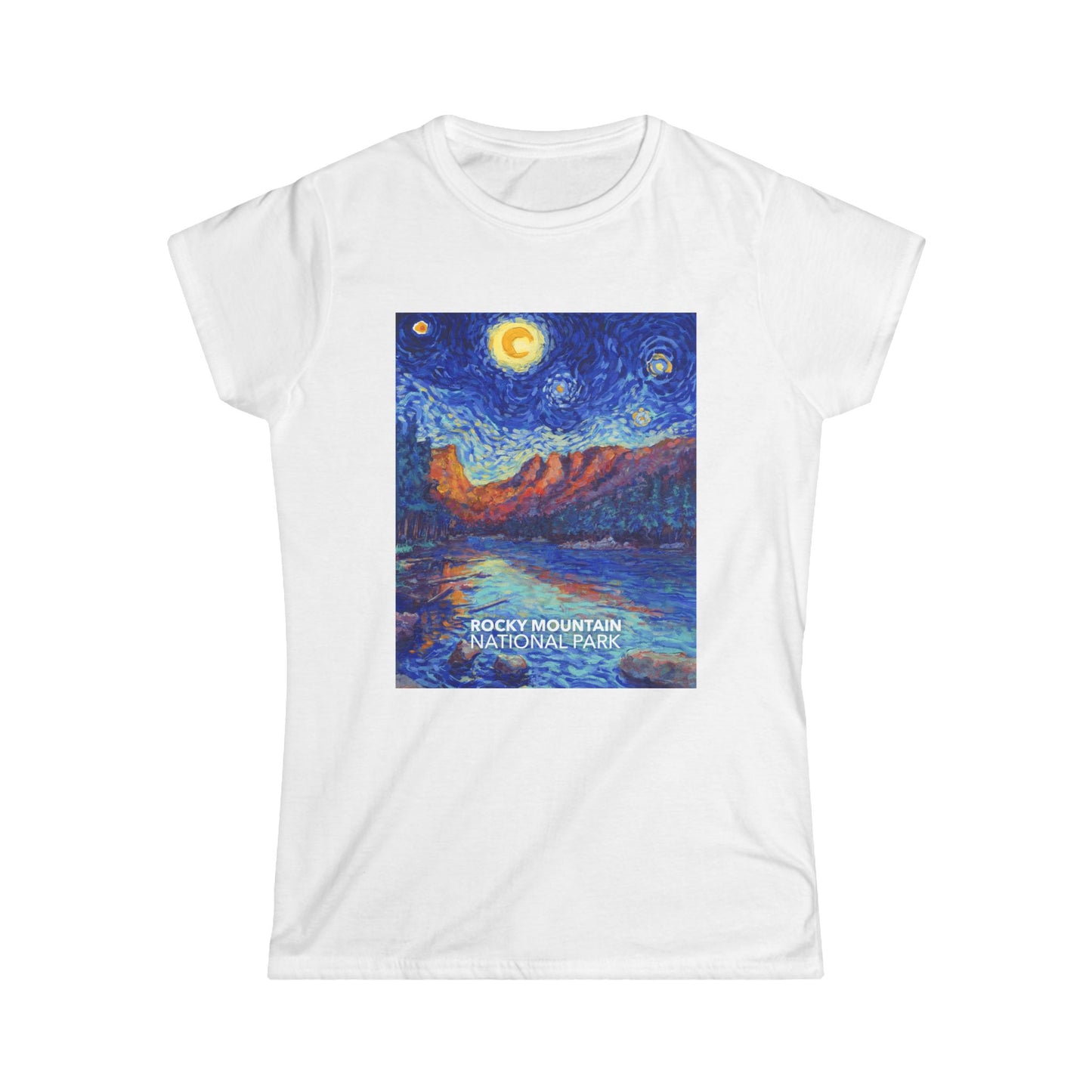 Rocky Mountain National Park T-Shirt - Women's Starry Night