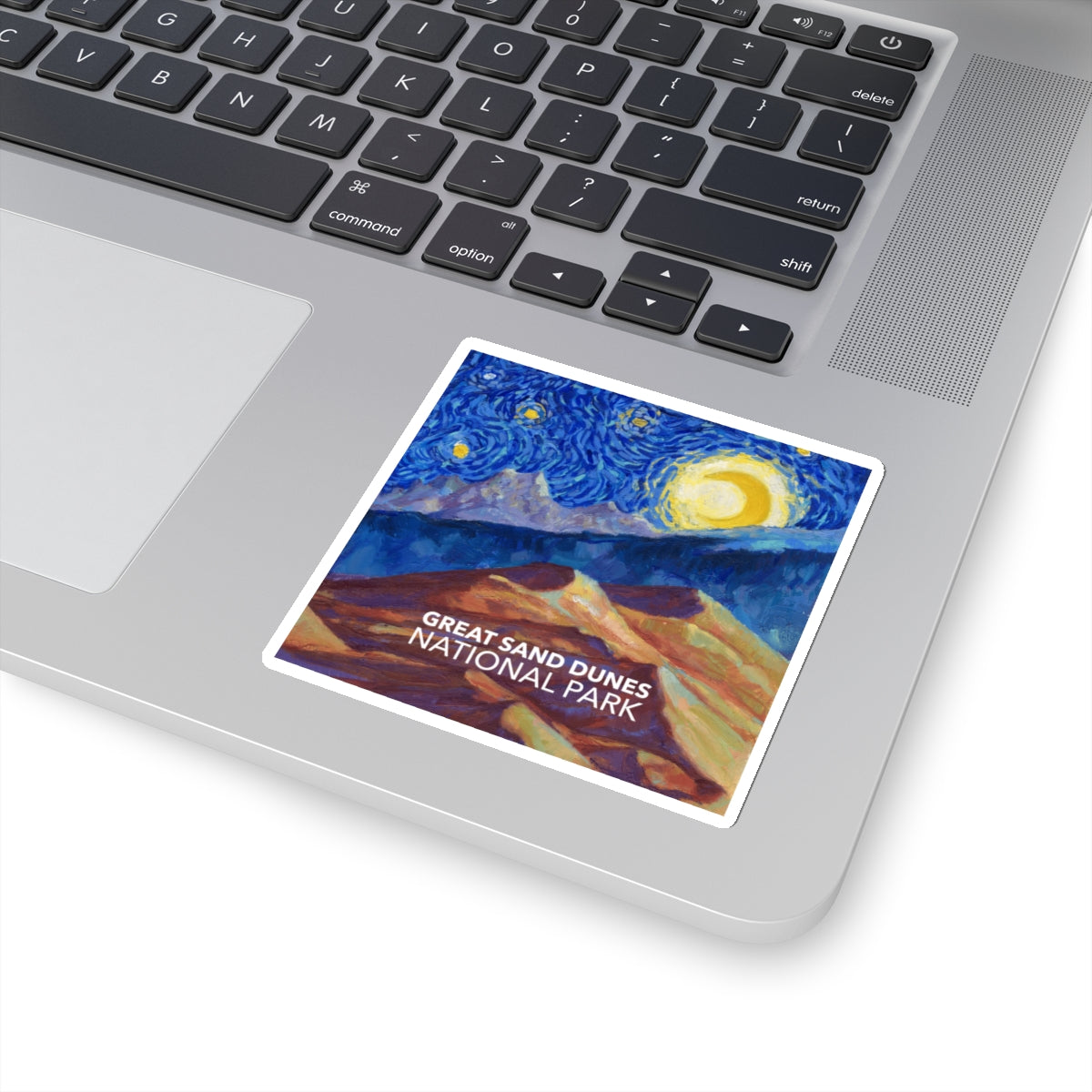 Great Sand Dunes National Park Sticker - The Starry Night