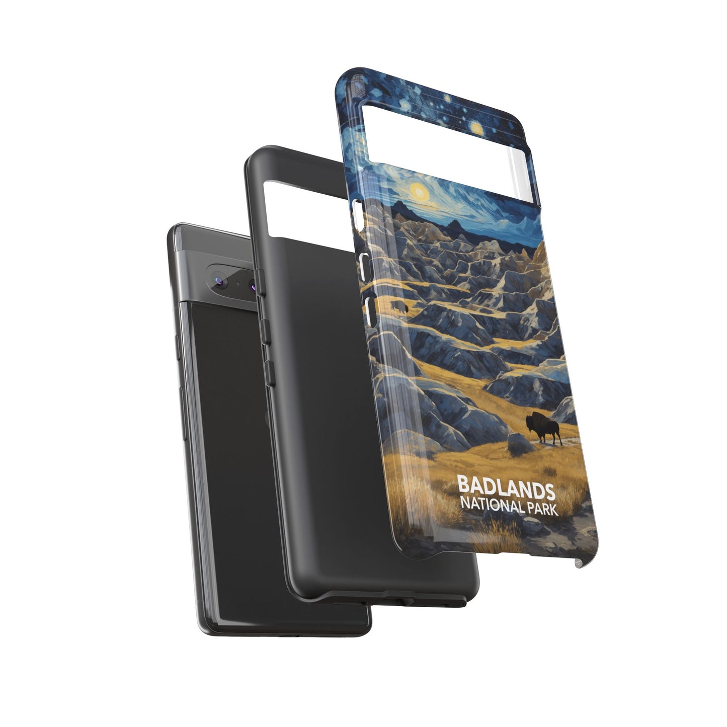 Badlands National Park Phone Case - Starry Night