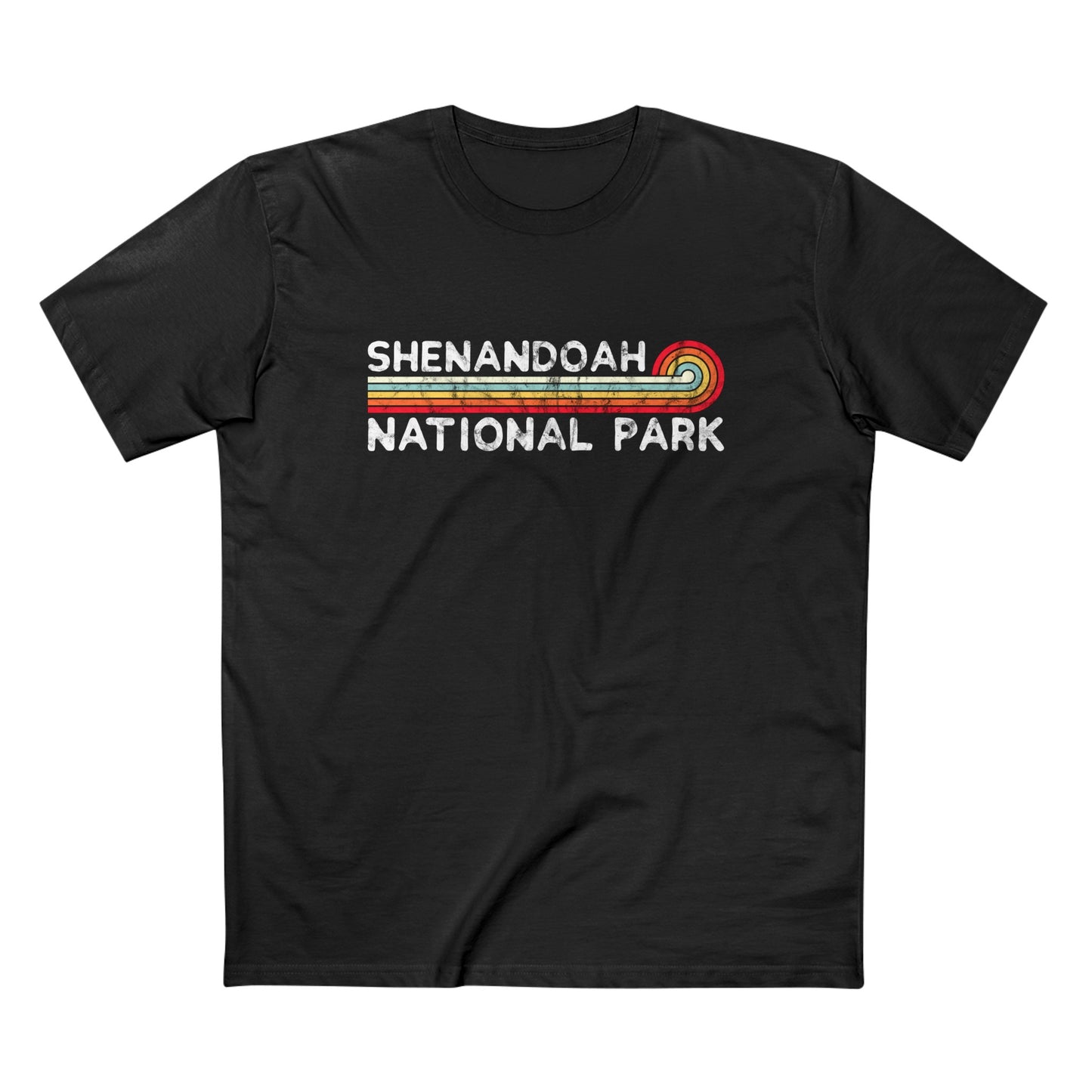 Shenandoah National Park T-Shirt - Vintage Stretched Sunrise