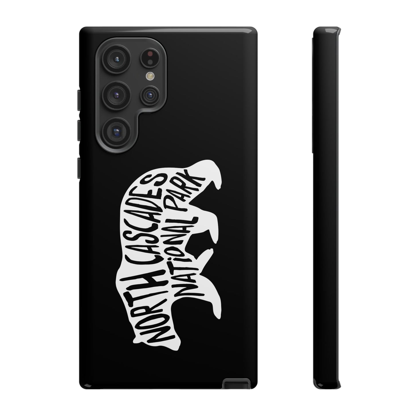 North Cascades National Park Phone Case - Black Bear Design