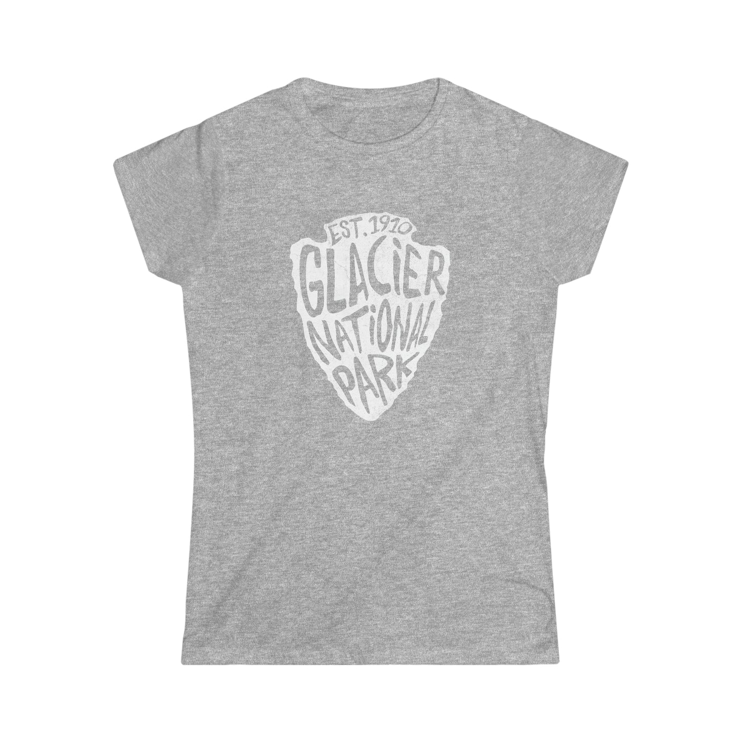 Glacier National Park Women's T-Shirt - Arrowhead Design