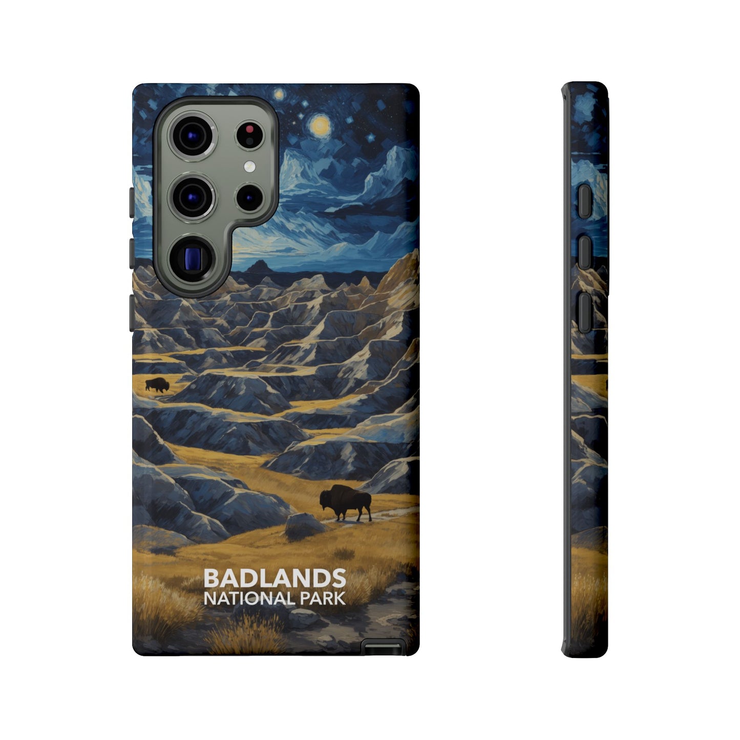 Badlands National Park Phone Case - Starry Night