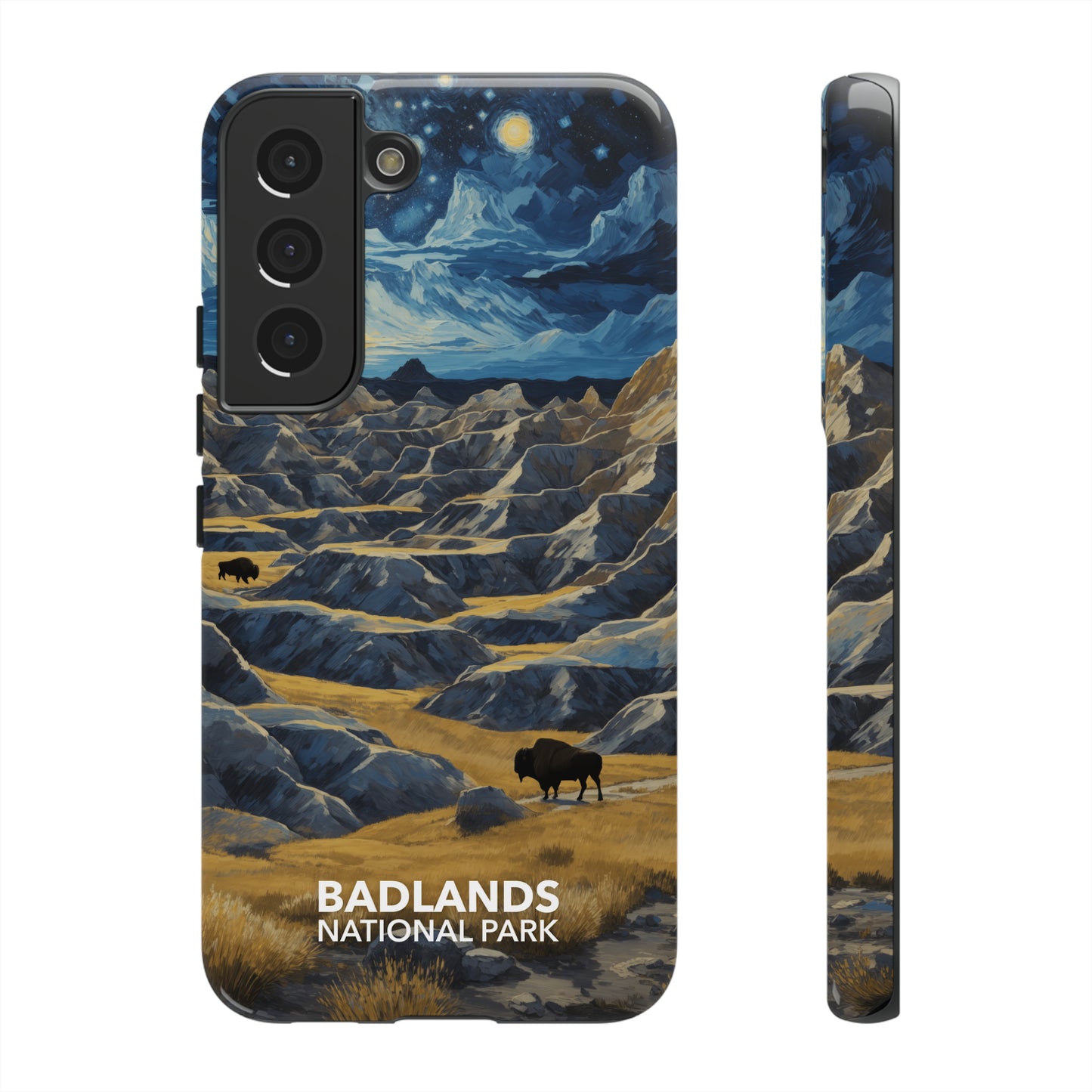 Badlands National Park Phone Case - Starry Night