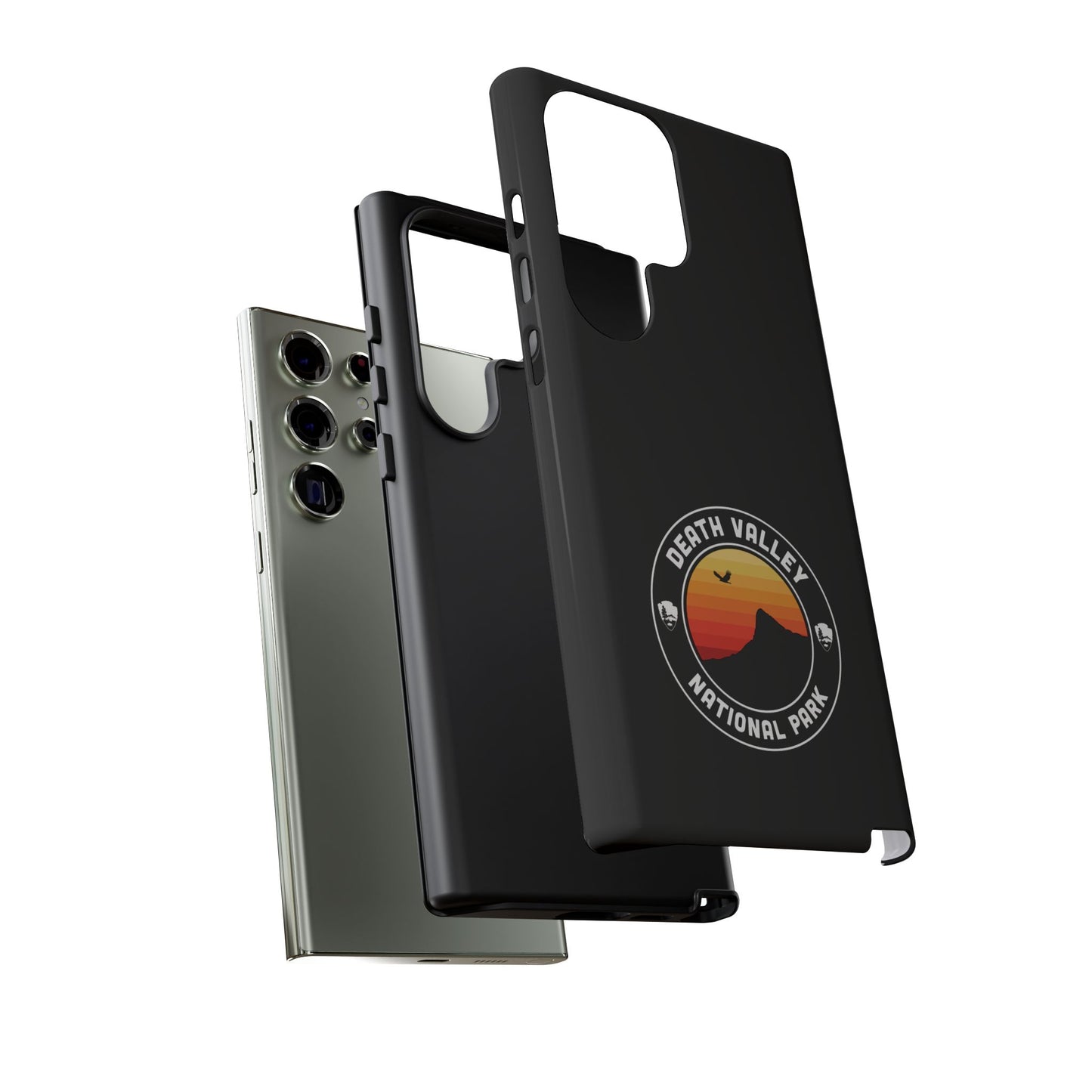 Death Valley National Park Phone Case - Round Emblem Design