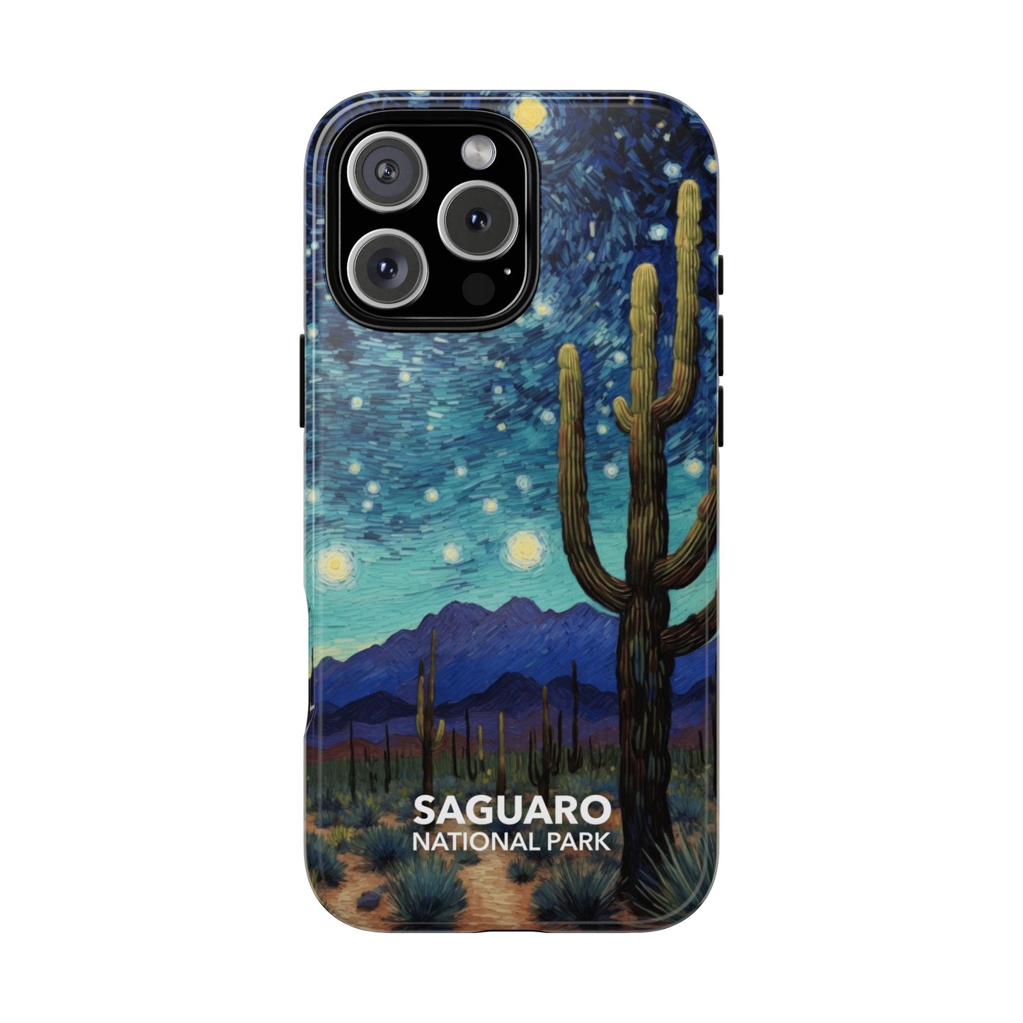 Saguaro National Park Phone Case - Starry Night