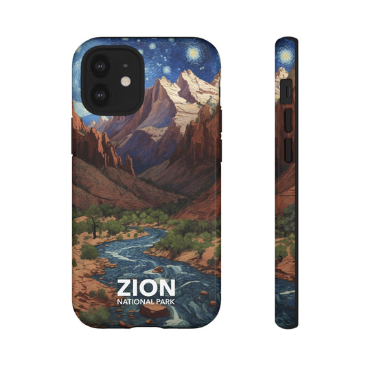 Zion National Park Phone Case - Starry Night