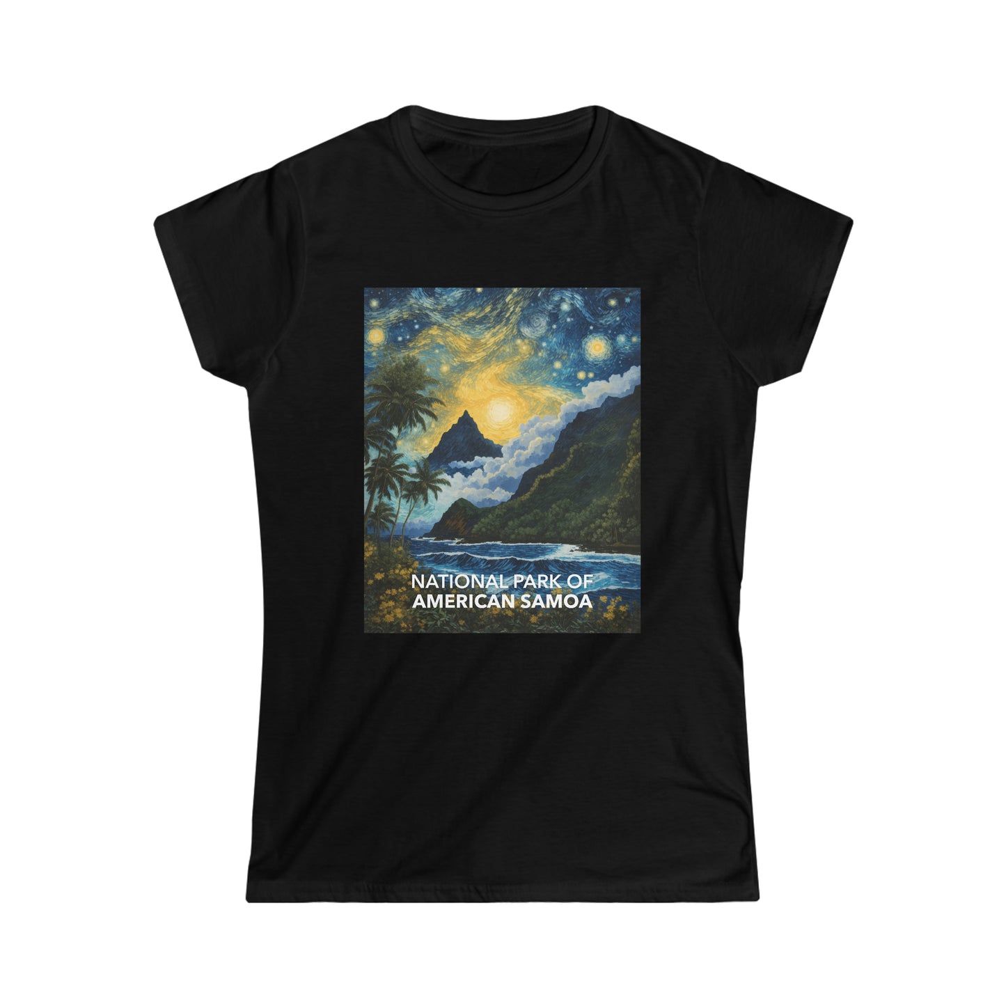 National Park of American Samoa T-Shirt - Women's Starry Night