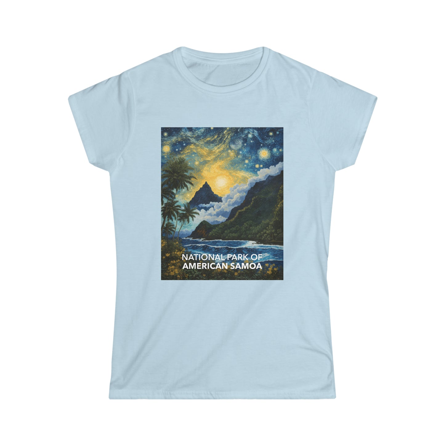 National Park of American Samoa T-Shirt - Women's Starry Night