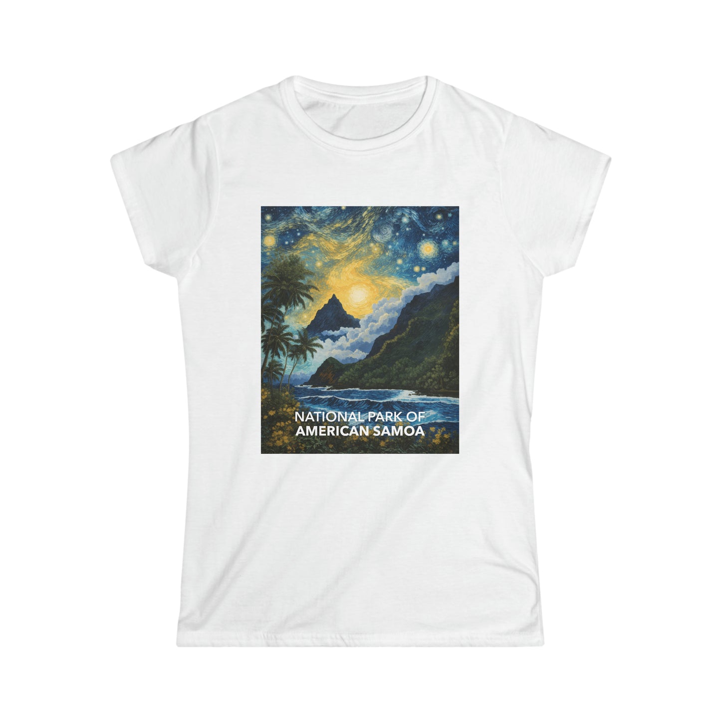 National Park of American Samoa T-Shirt - Women's Starry Night