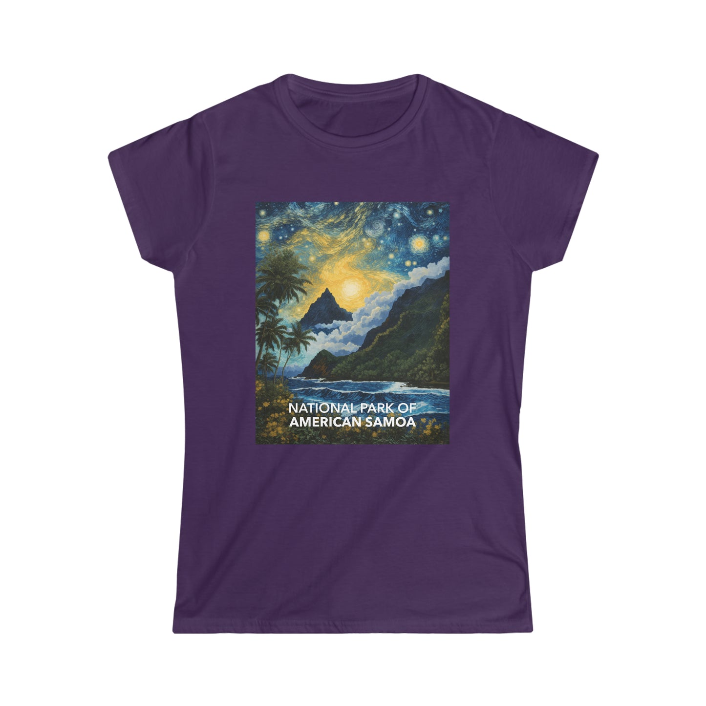 National Park of American Samoa T-Shirt - Women's Starry Night