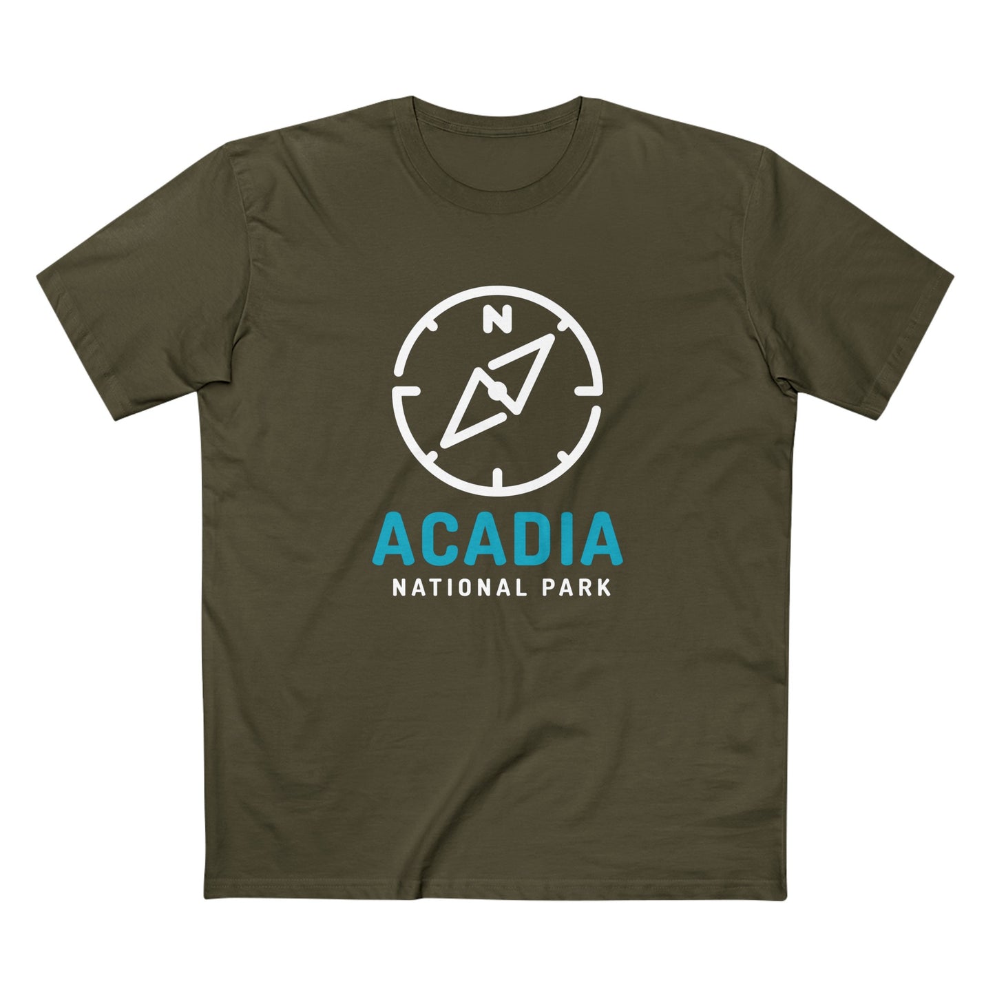 Acadia National Park T-Shirt Compass Design