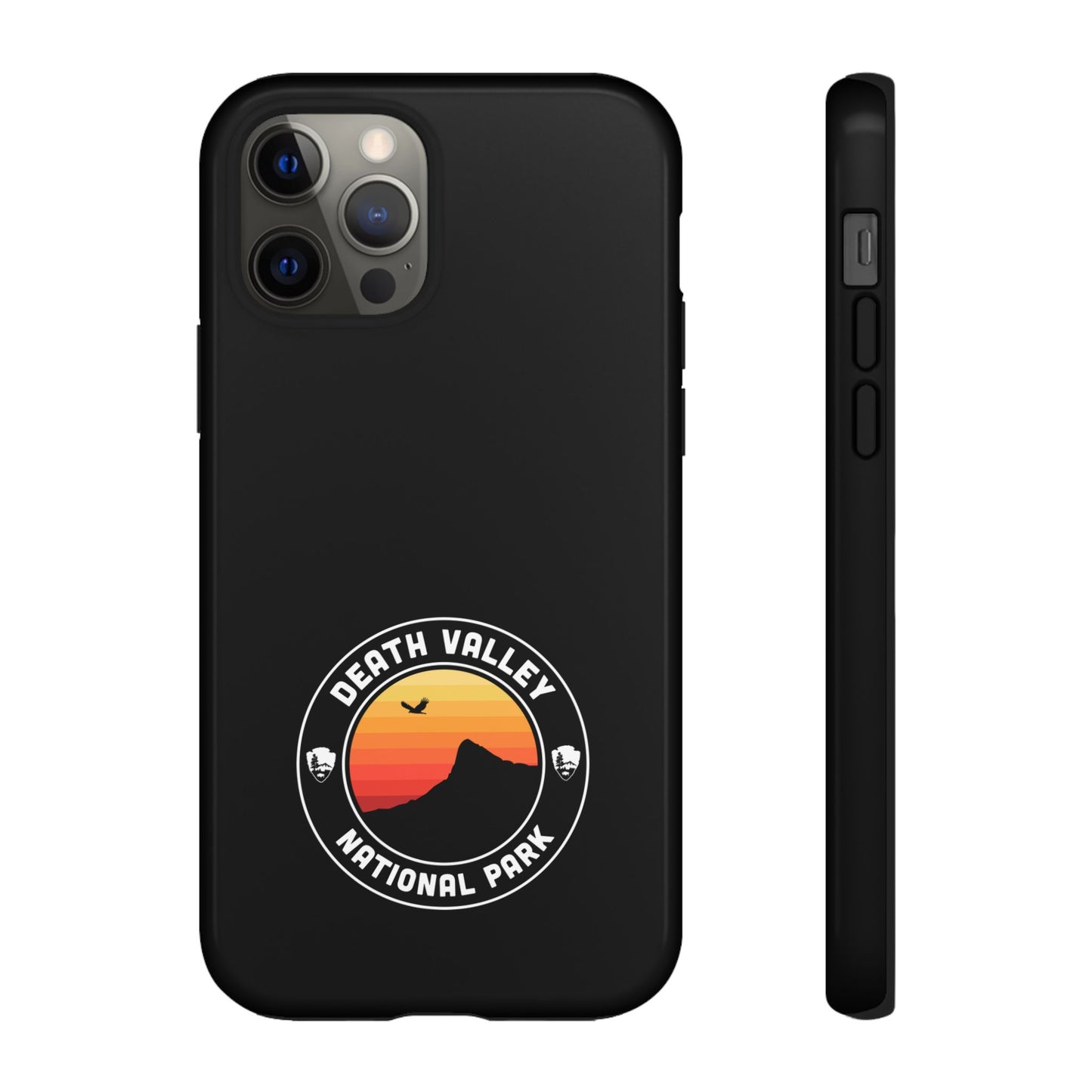 Death Valley National Park Phone Case - Round Emblem Design