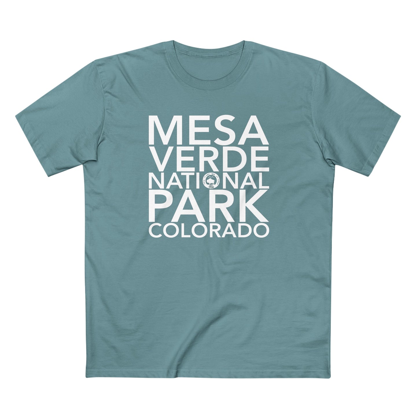 Mesa Verde National Park T-Shirt Block Text