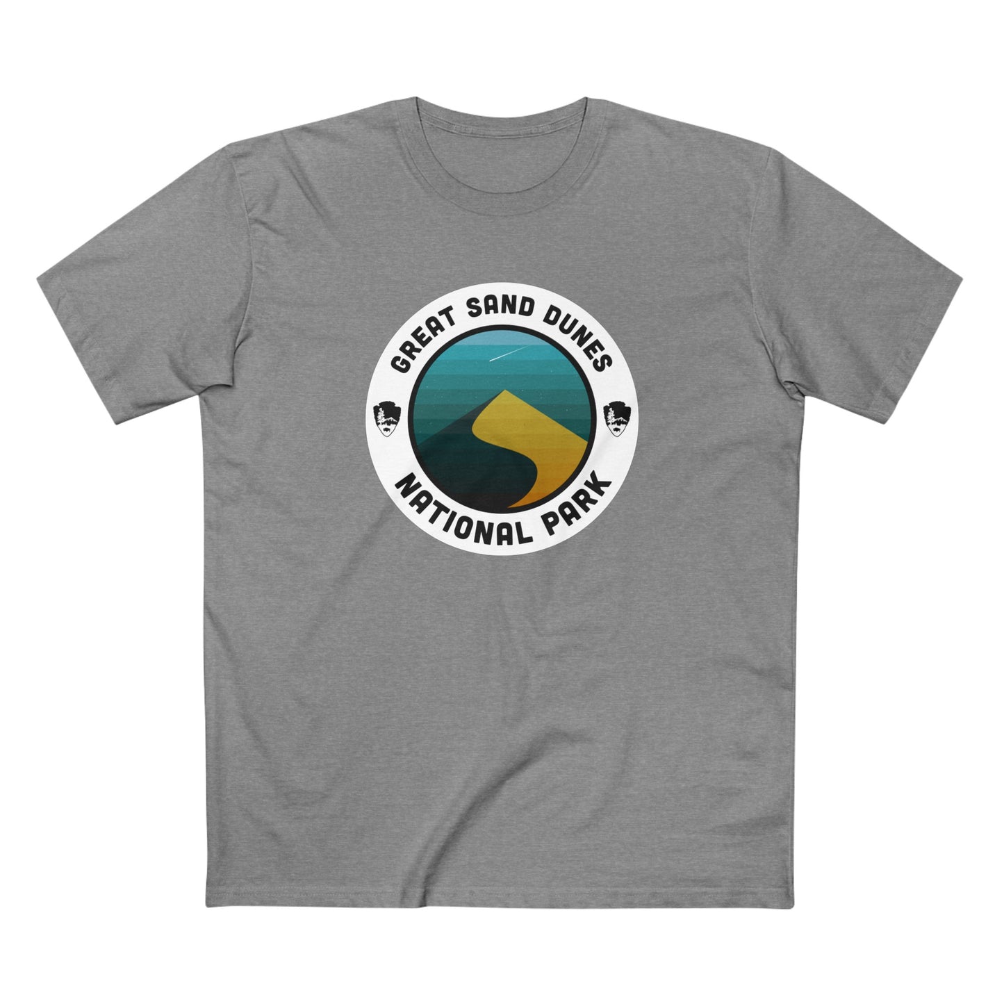 Great Sand Dunes National Park T-Shirt - Round Badge Design