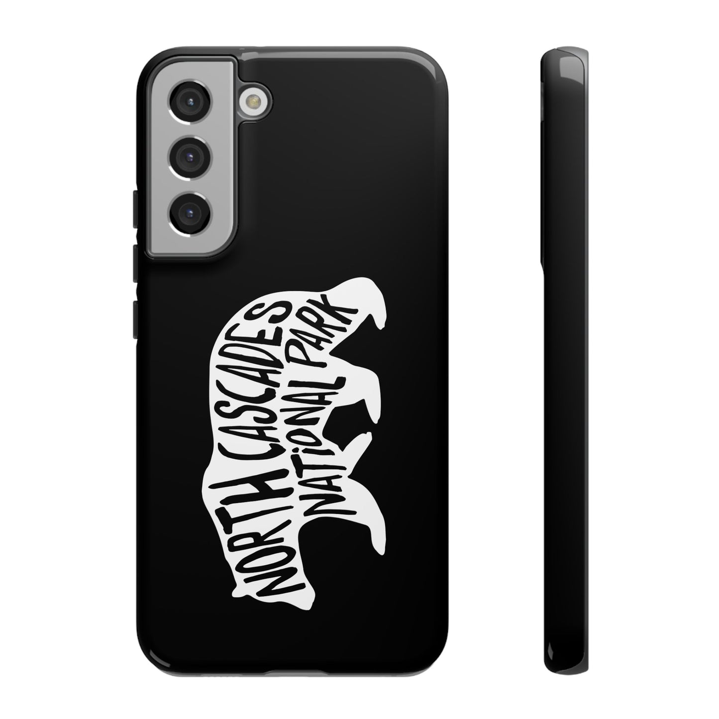 North Cascades National Park Phone Case - Black Bear Design