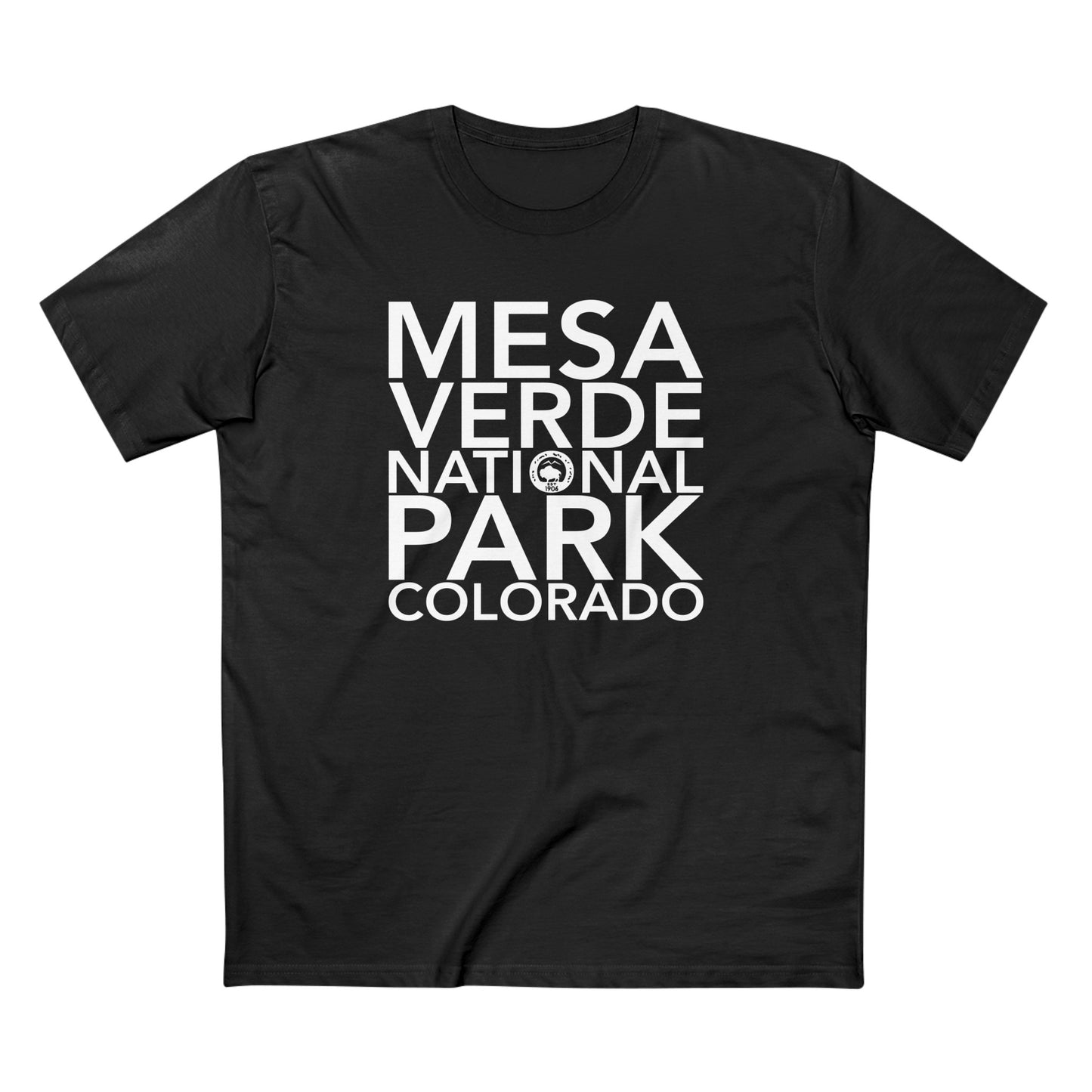 Mesa Verde National Park T-Shirt Block Text