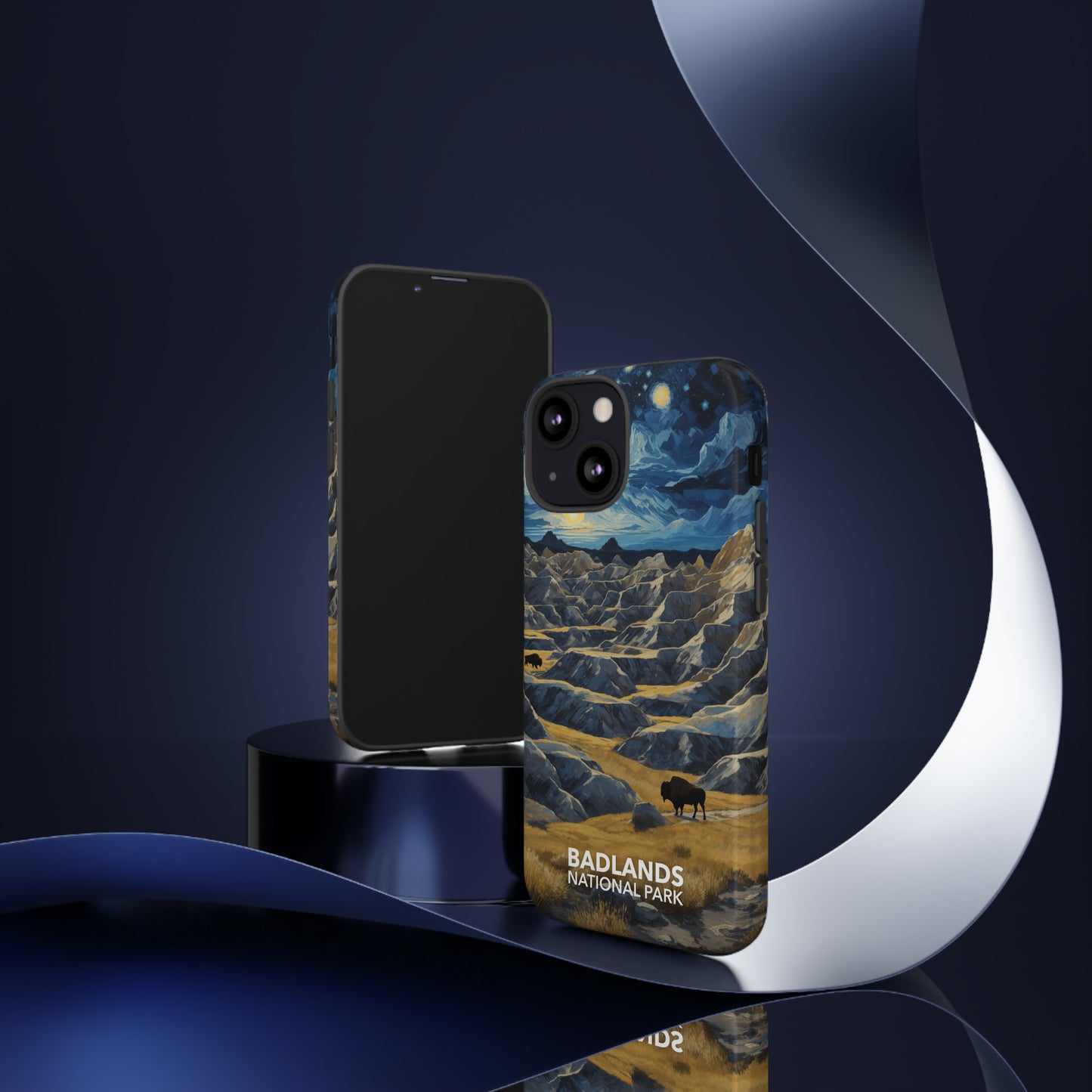 Badlands National Park Phone Case - Starry Night