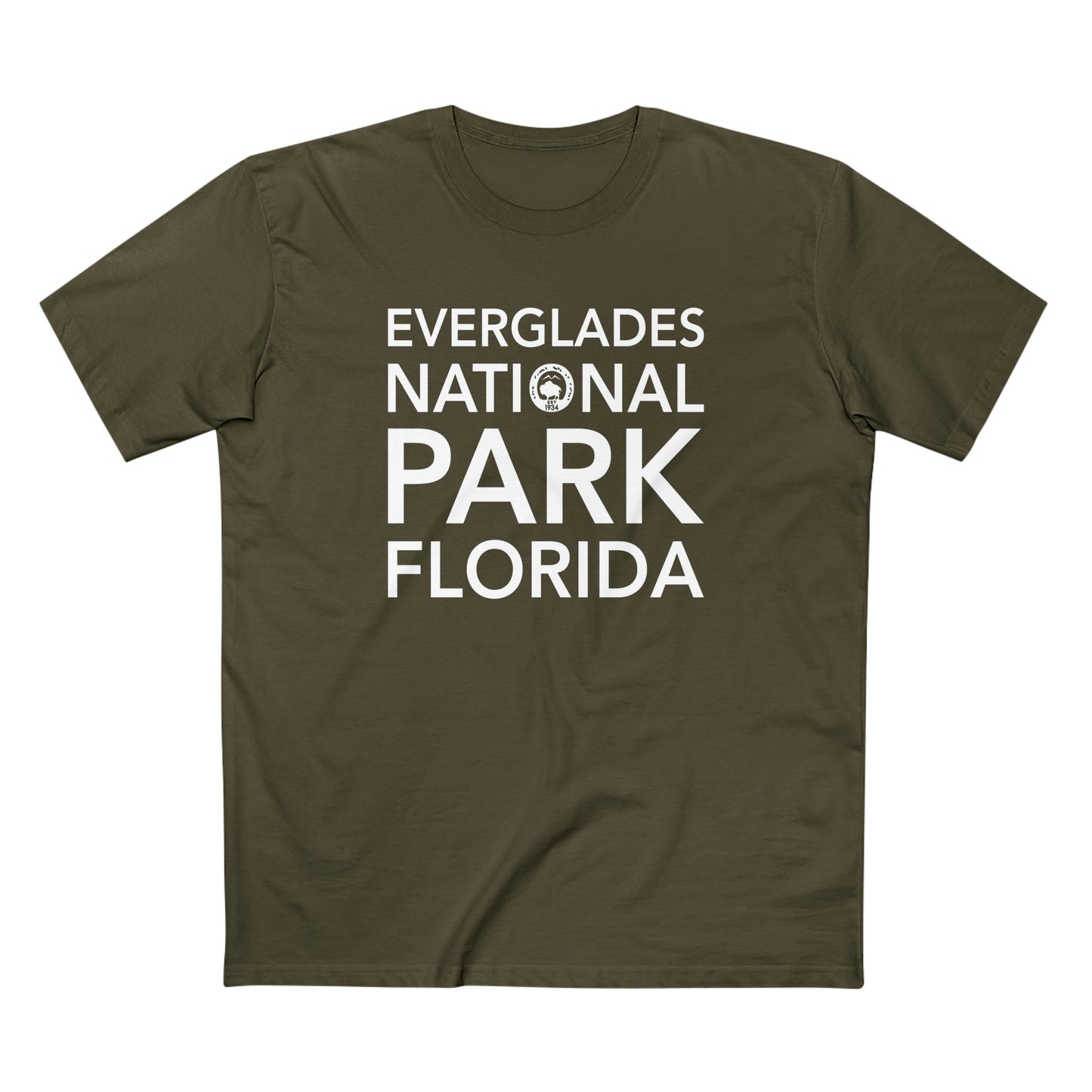 Everglades National Park T-Shirt Block Text