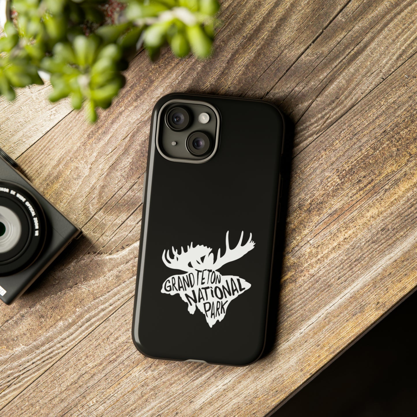 Grand Teton National Park Phone Case - Moose Design