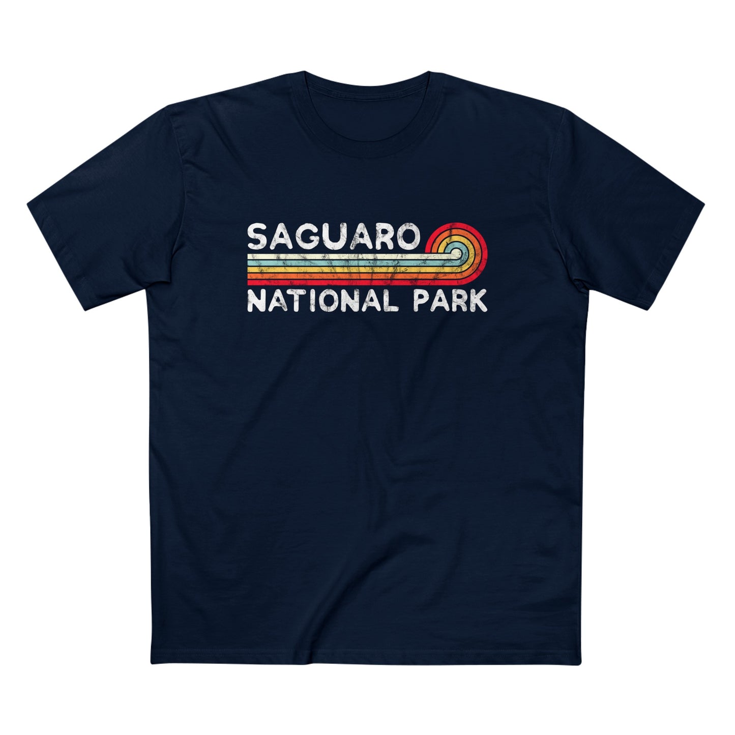 Saguaro National Park T-Shirt - Vintage Stretched Sunrise