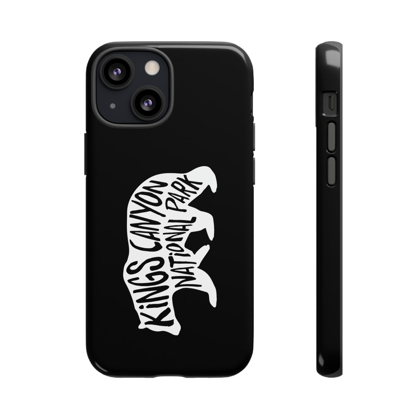 Kings Canyon National Park Phone Case - Black Bear Design