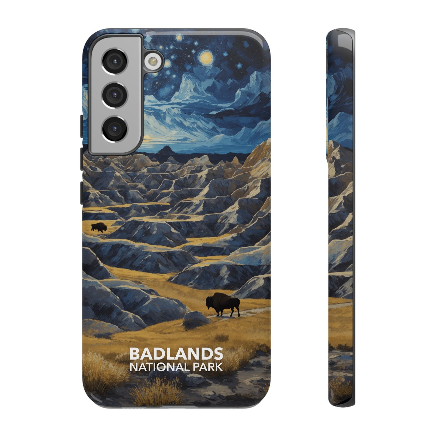 Badlands National Park Phone Case - Starry Night