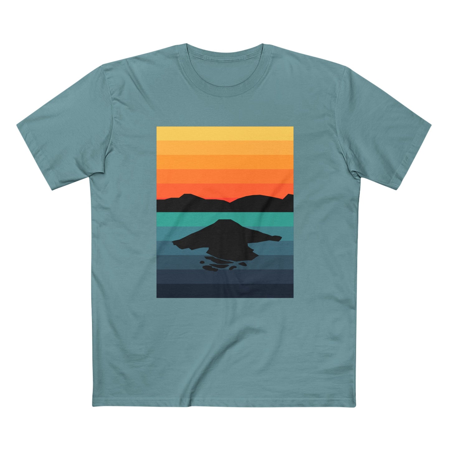 Crater Lake National Park T-Shirt - Gradient Poster Design