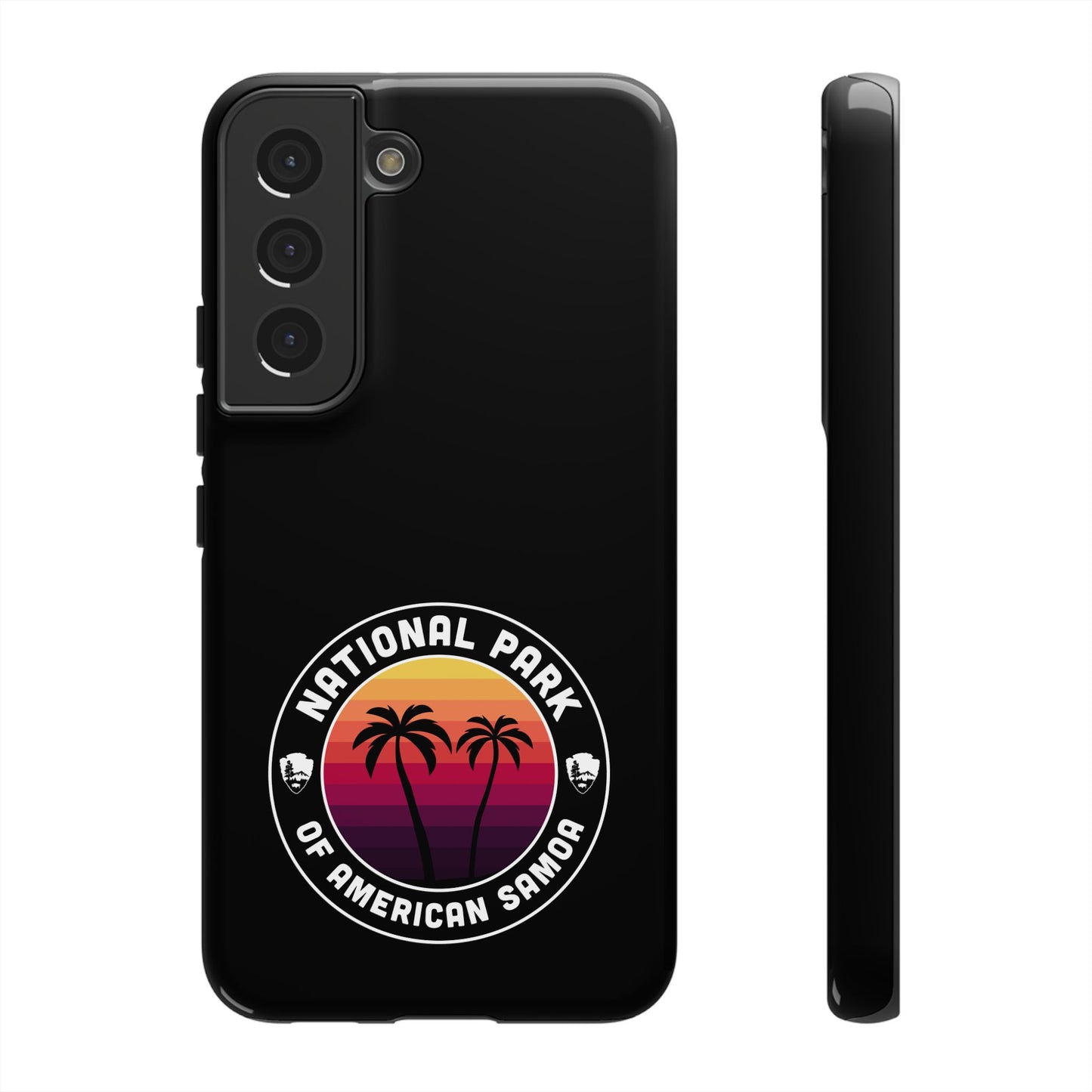 National Park of American Samoa Phone Case - Round Emblem Design