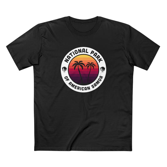 National Park of American Samoa T-Shirt - Round Badge Design