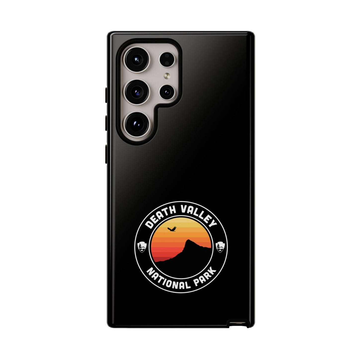 Death Valley National Park Phone Case - Round Emblem Design