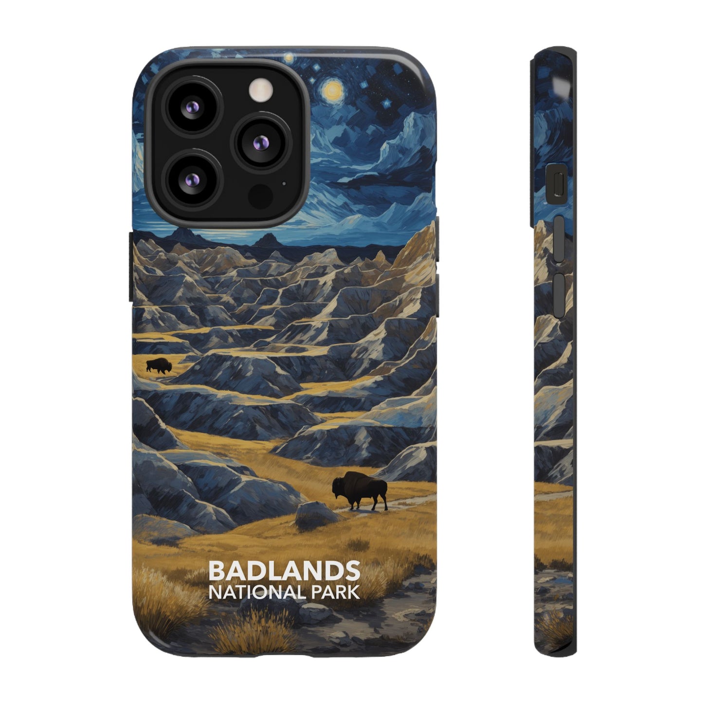 Badlands National Park Phone Case - Starry Night