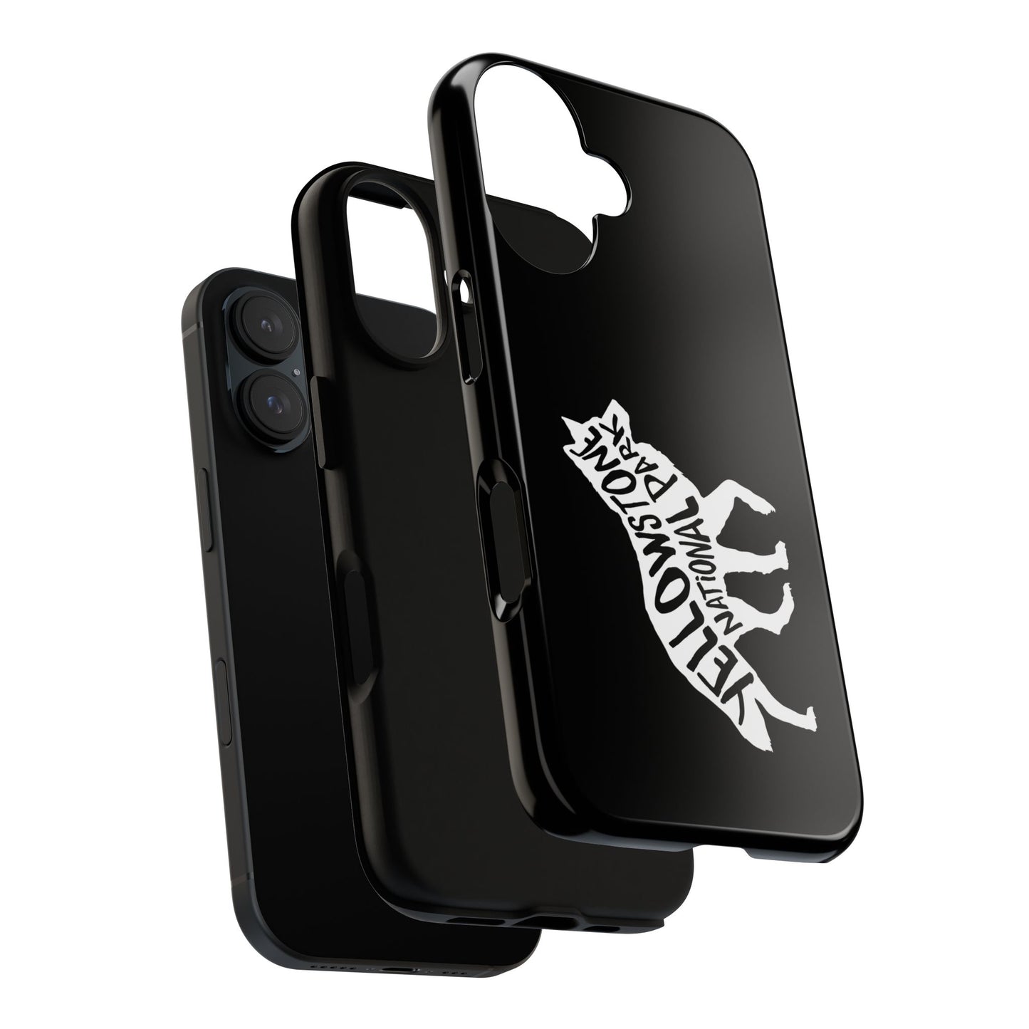 Yellowstone National Park Phone Case - Wolf Design