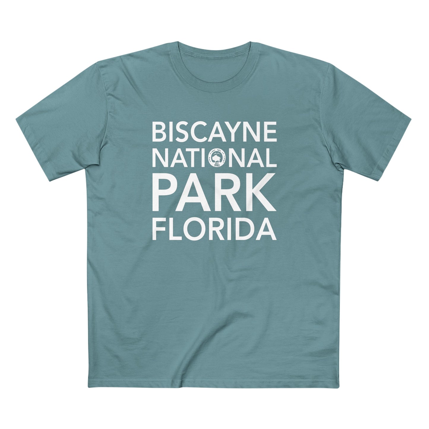 Biscayne National Park T-Shirt Block Text