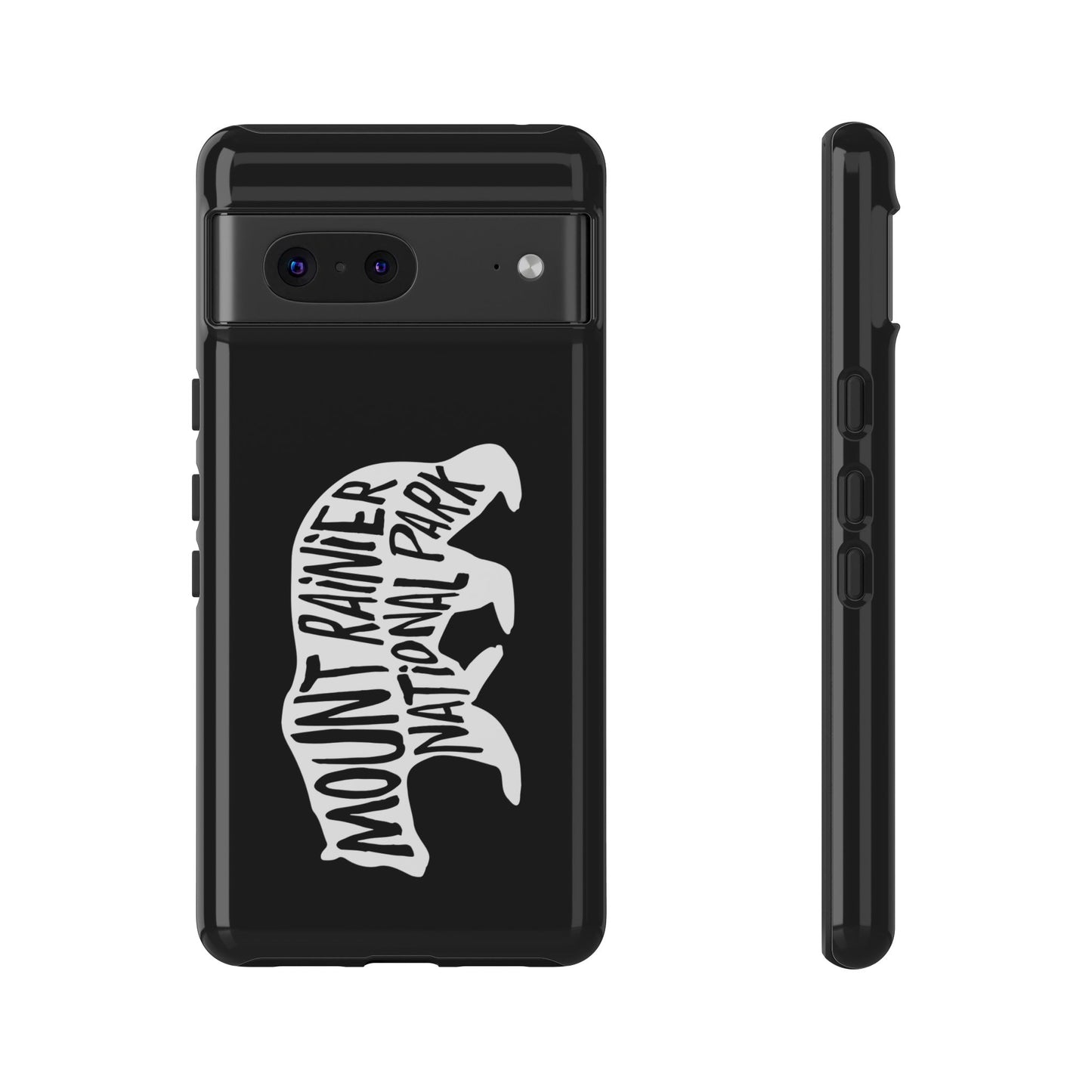 Mount Rainier National Park Phone Case - Black Bear Design