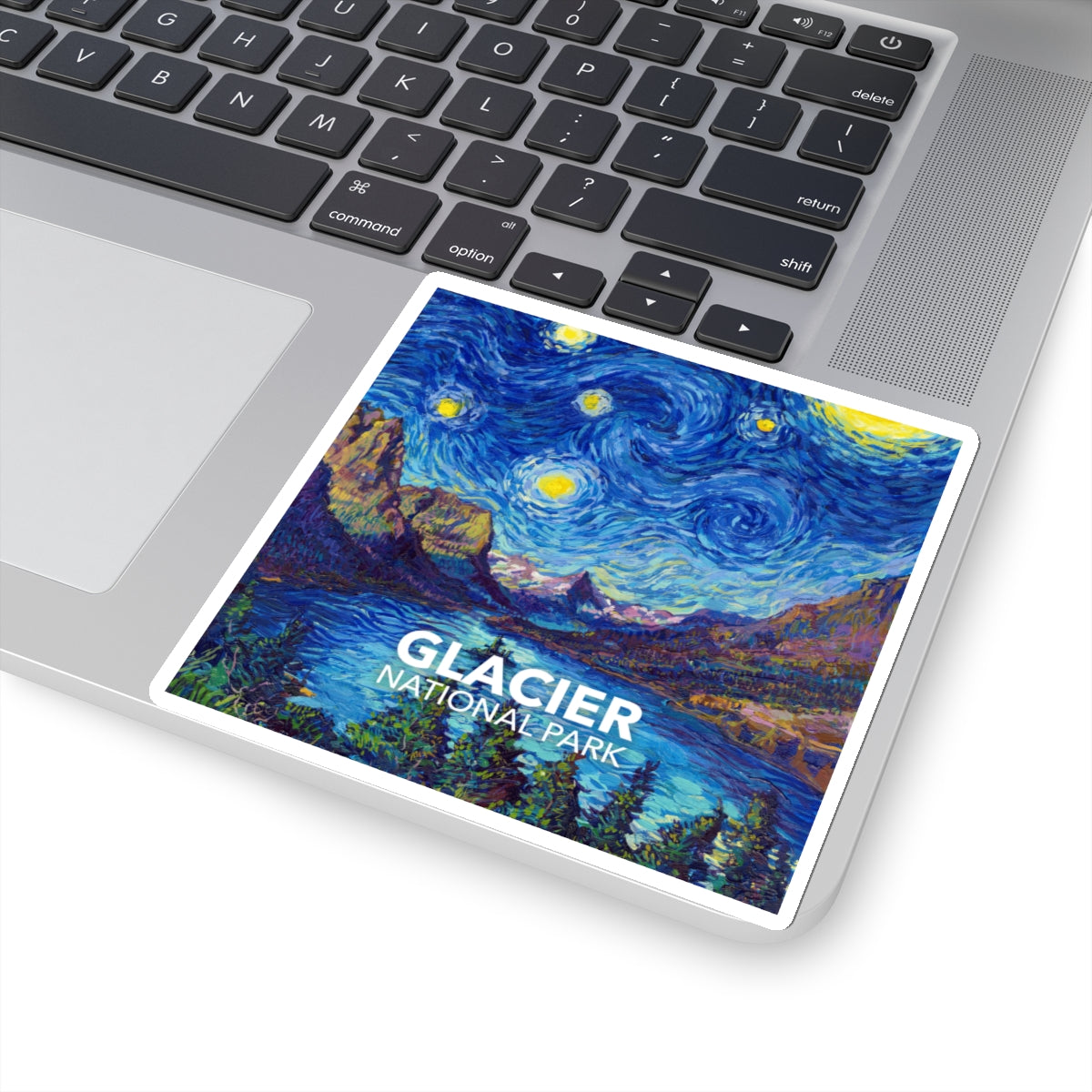 Glacier National Park Sticker - The Starry Night