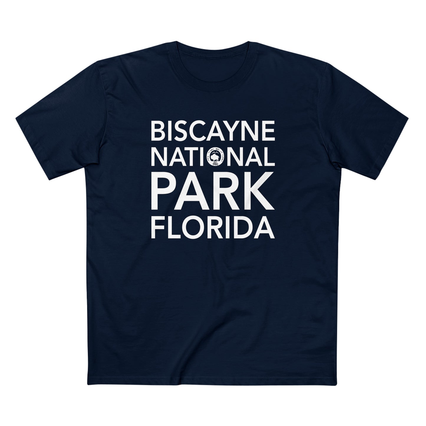 Biscayne National Park T-Shirt Block Text