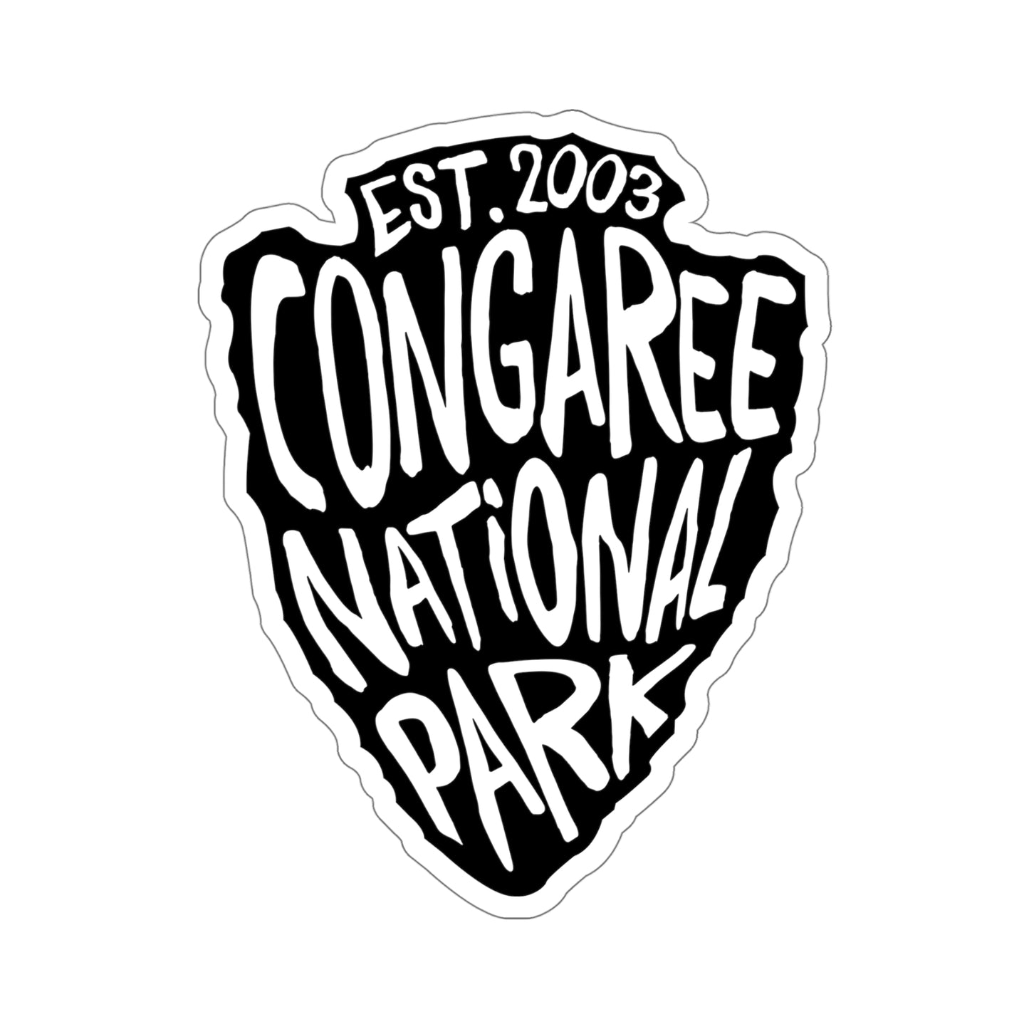 Congaree National Park Sticker - Arrow Head Design