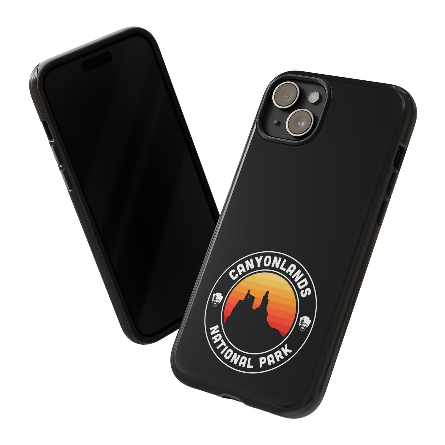 Canyonlands National Park Phone Case - Round Emblem Design