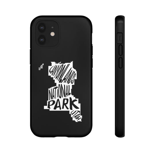 Canyonlands National Park Phone Case - Map Design