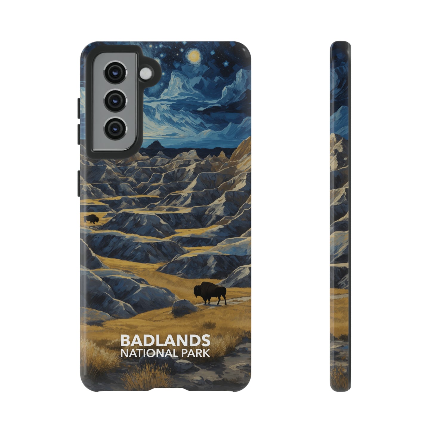 Badlands National Park Phone Case - Starry Night